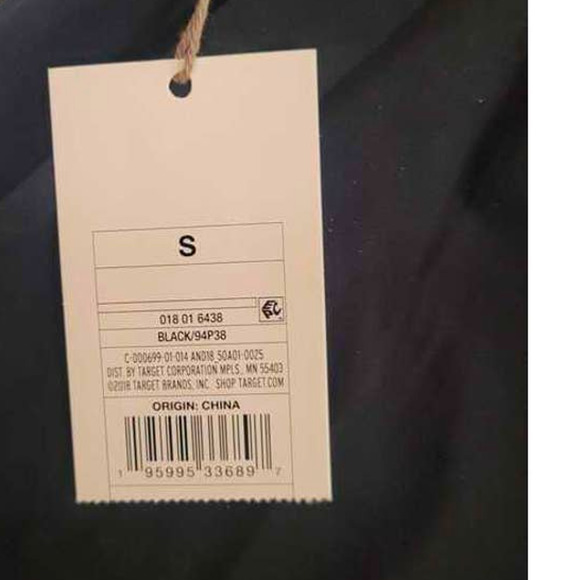 Women' Small Puff Short Sleeve Tie-Back Top, Black - a New Day +Free Ship - Picture 4 of 4